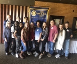 Rotary Interact Club Members Visit Rotary