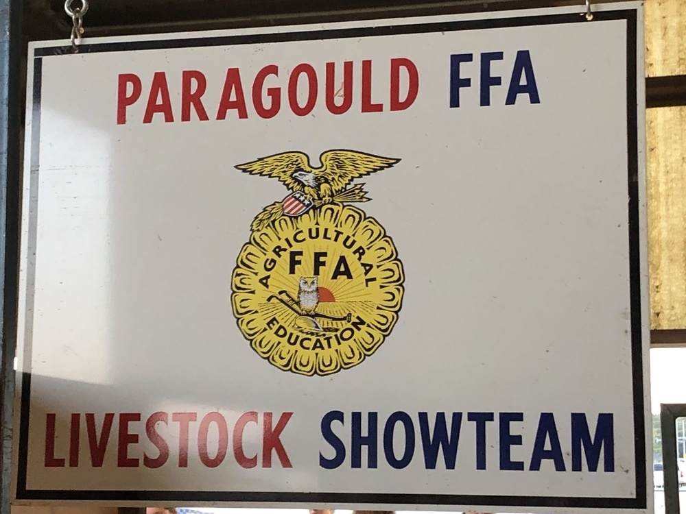 PHS FFA Team Show at Greene County Fair Paragould High School