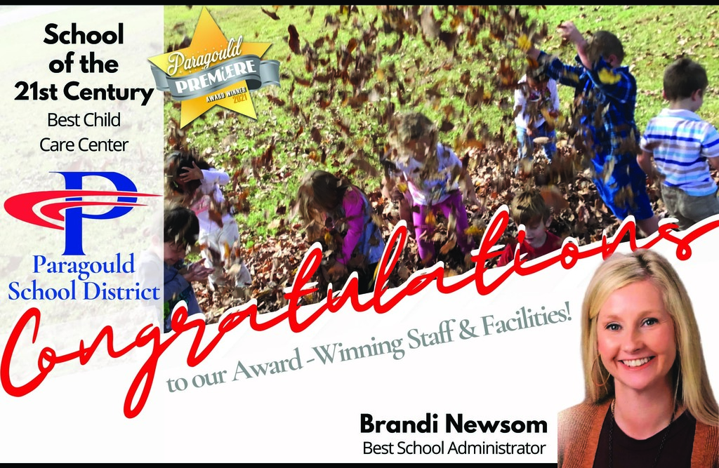 School of the 21st Century and Brandi Newsom congratulatory ad