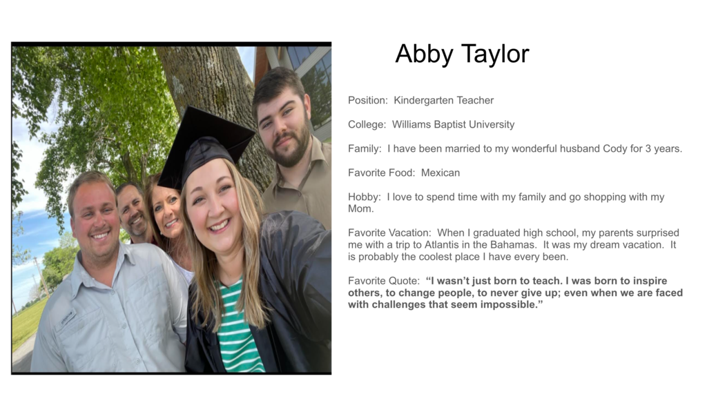 Abby Taylor PPS