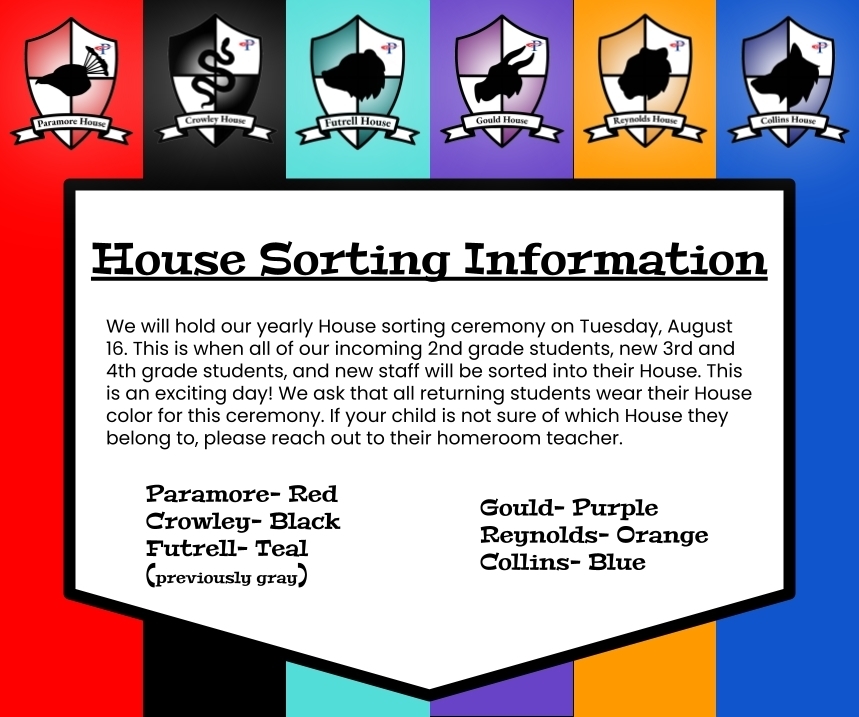 Information for Sorting Day!