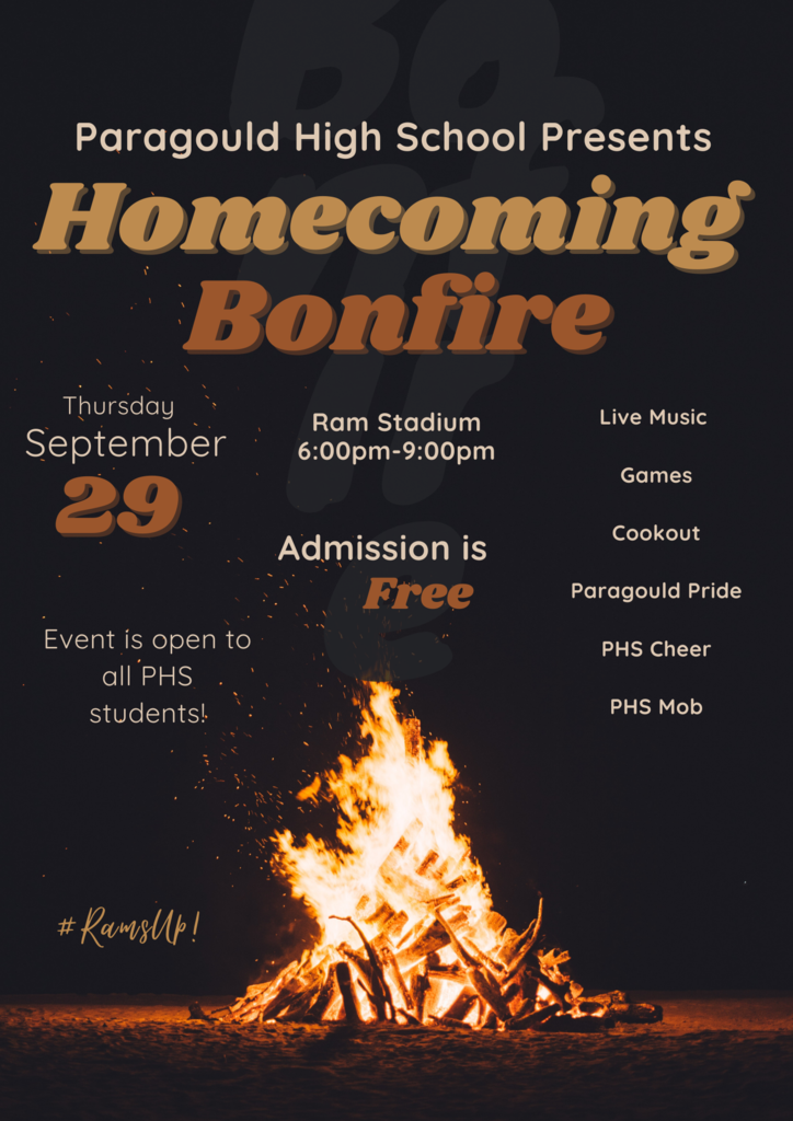 9th - 12th grade bonfire