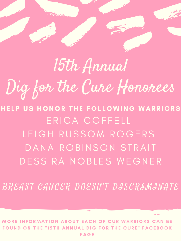 Dig for the Cure Honorees