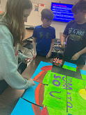 PJHS art students learn the image enlarging process
