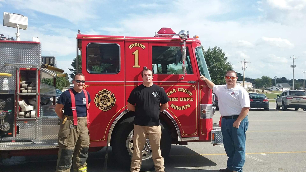 Firefighters Blake Maynard and Jackson Quinn, and Captain Michael Harris