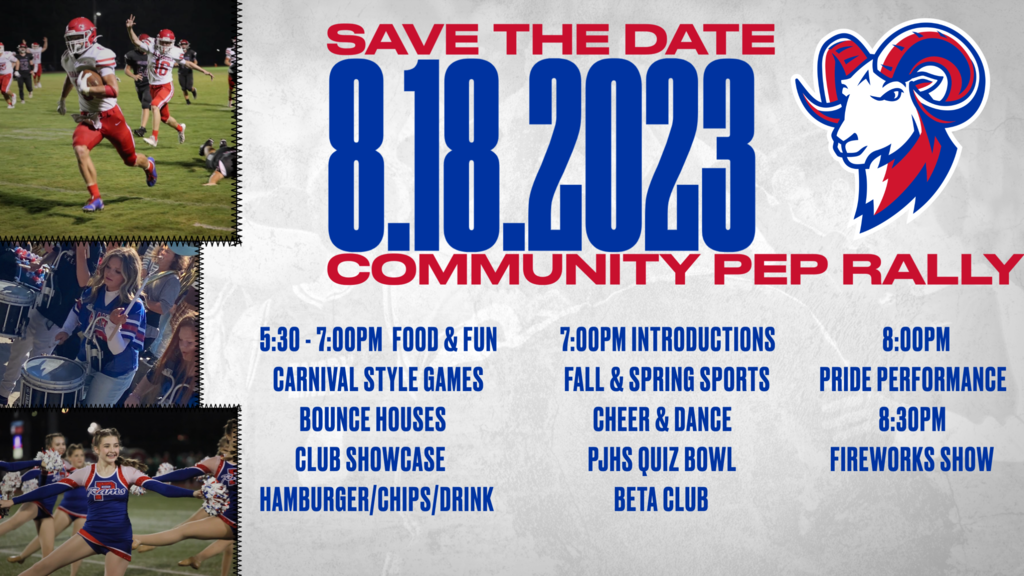 Save the date for Community Pep Rally