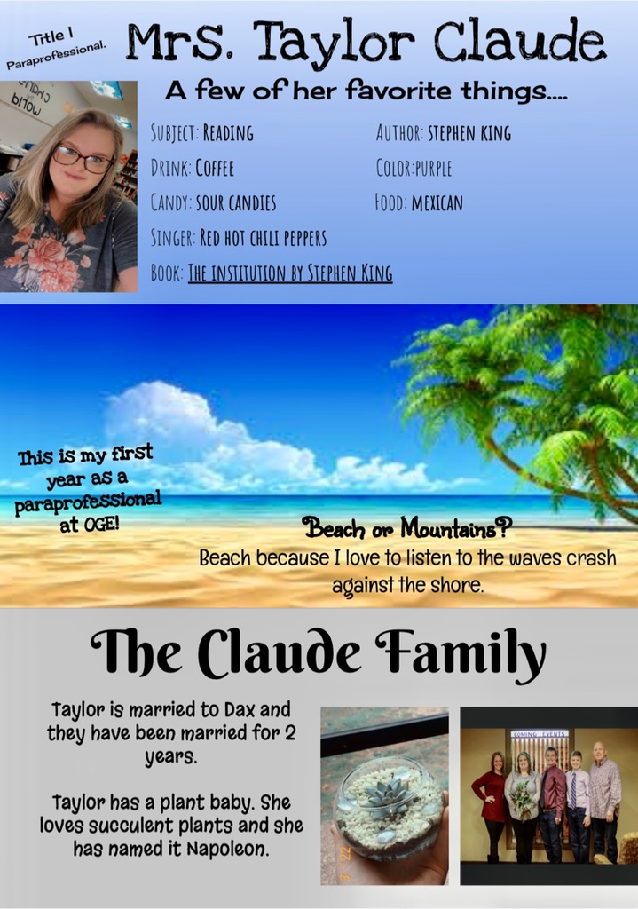 Meet Mrs. Taylor Claude