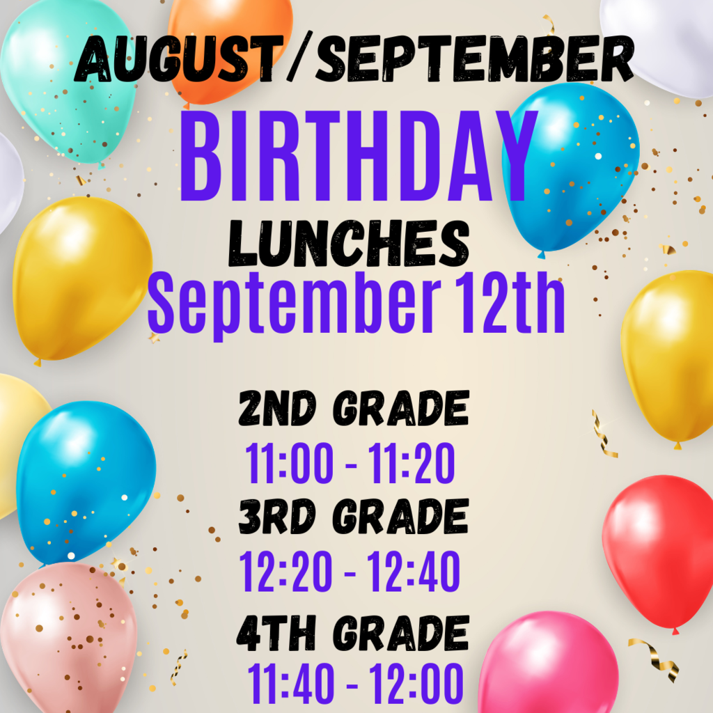August /September Birthday Lunches